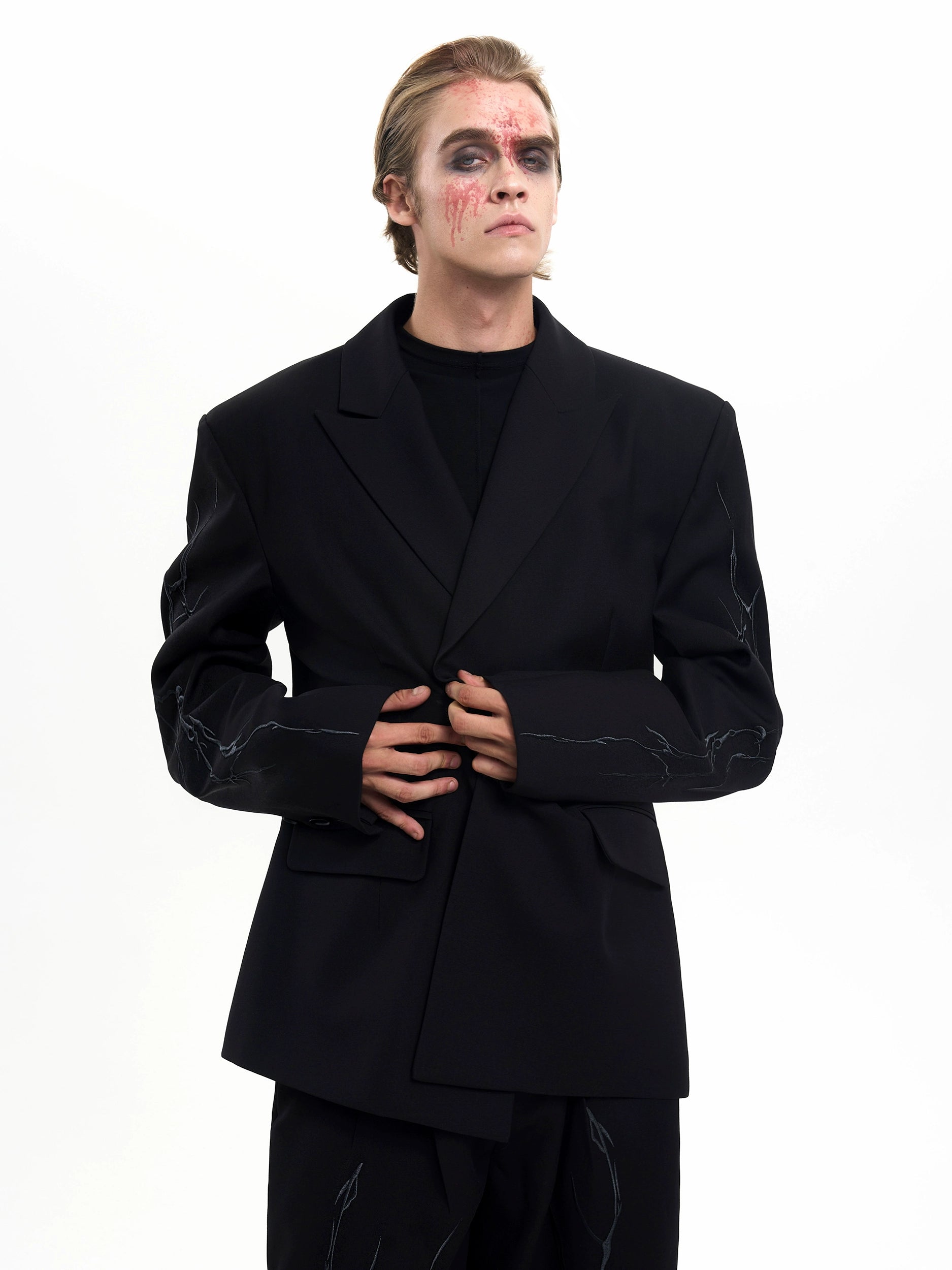 ROOTED FORMAL BLAZER