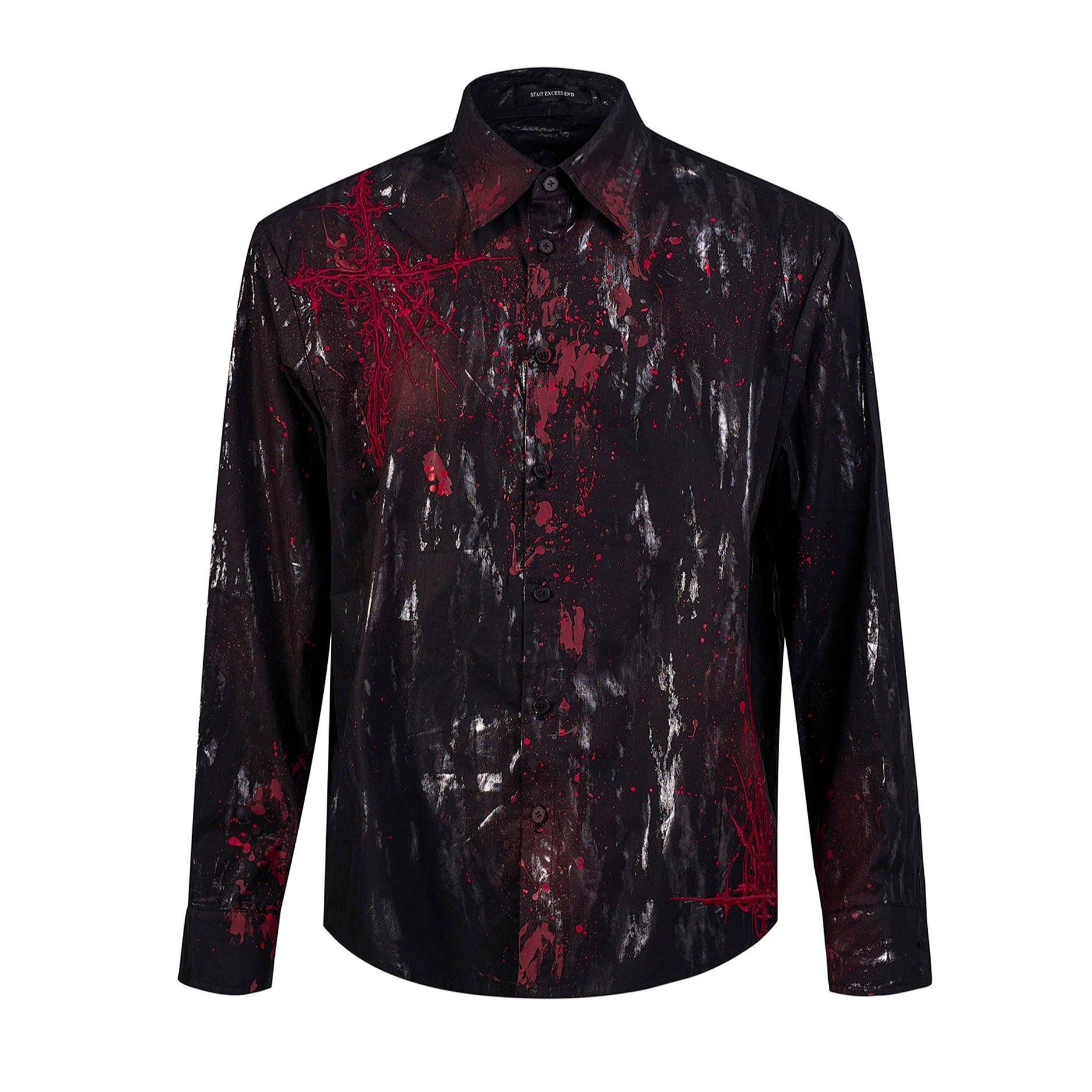 BLOODSTAIN BUTTON-UP SHIRT