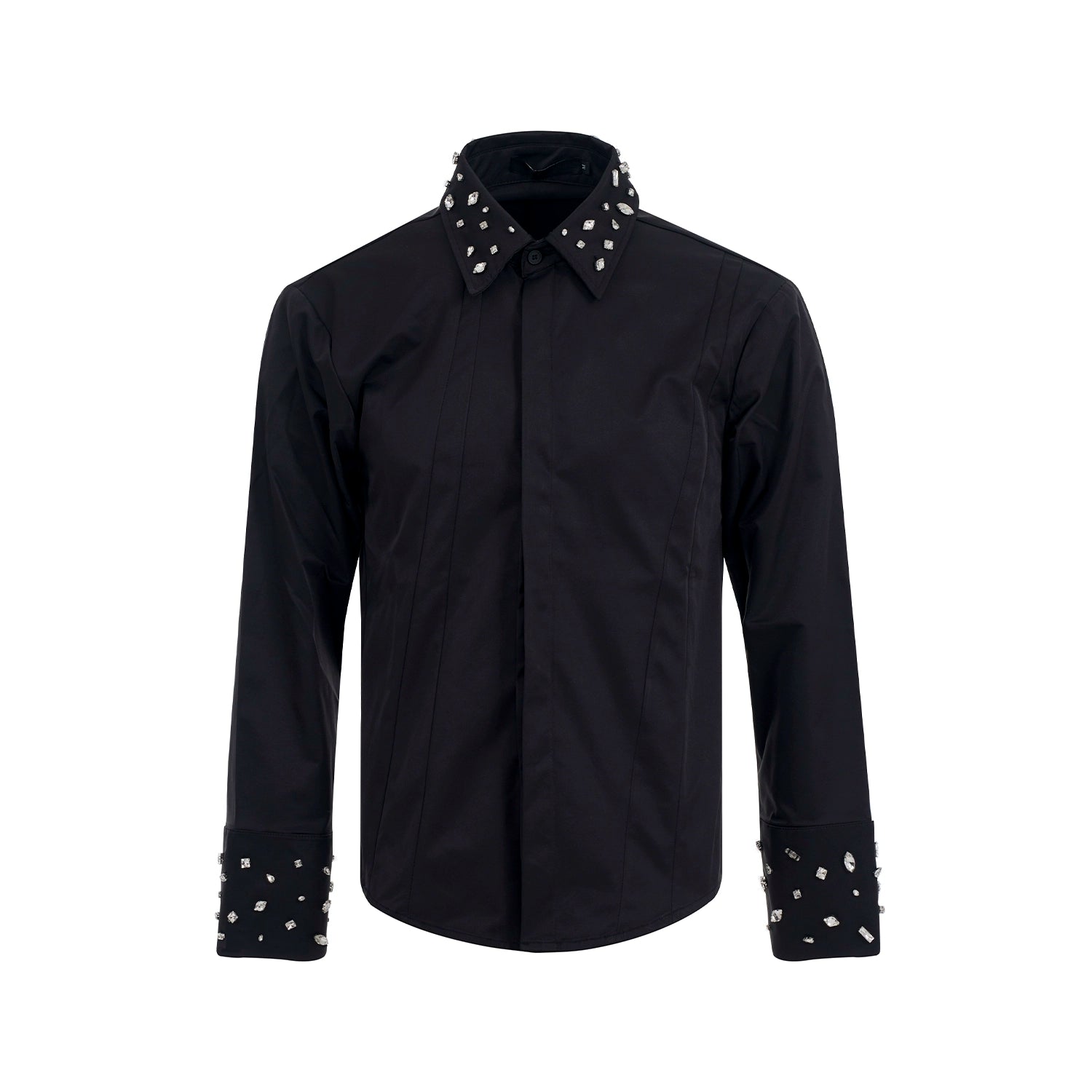 CRYSTAL COLLAR SHIRT