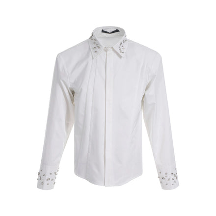 CRYSTAL COLLAR SHIRT